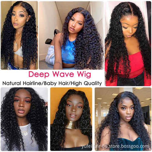 Cheap 10a 13x6 Glueless HD Lace Frontal Wig, Thick Cambodian Kinky Curly Human Hair Soft Transparent Swiss Lace Wig For Women